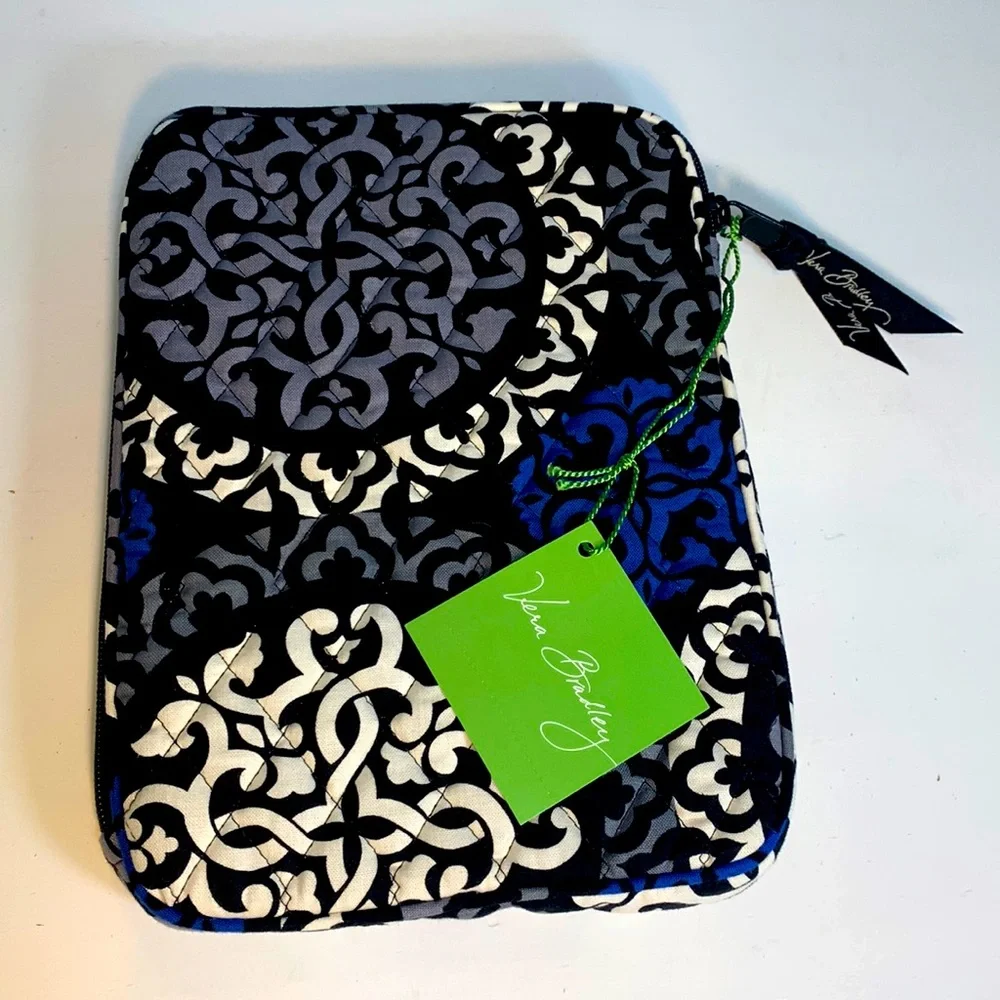 Vera Bradley E Reader Kindle Nintendo DS Sleeve Canterberry Cobalt RETIRED NWT